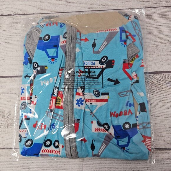 NIB Little Sleepies First Responders Shorty Zippy Size 3T - Picture 3 of 3